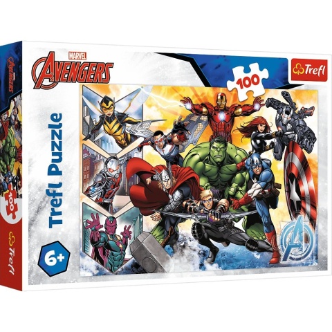 Avengers Siła Avengersów Puzzle TREFL 100 EL 16431