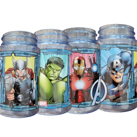 Bidon butelka z ustnikiem TRITAN AVENGERS HULK THOR IRON MAN 400 ML