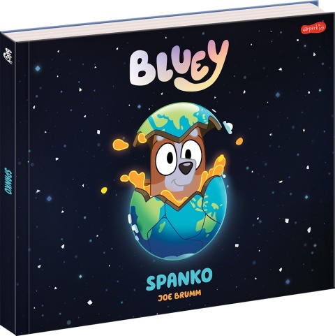 Bingo i Bluey Spanko książka na dobranoc Joe Brumm