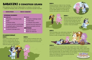 Bingo i Bluey książka kucharska wytwornej restauracji dla dzieci blue