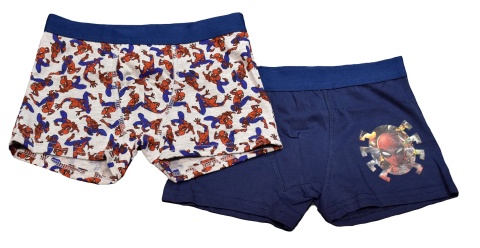 Bokserki majtki Spiderman chłopięce dziecięce 2-pak 122/128