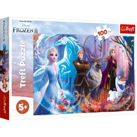 FROZEN Magia Krainy Lodu 2 Trefl Puzzle 100 EL 16366