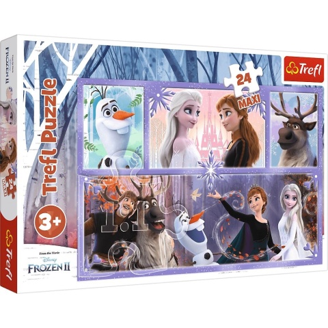 KRAINA LODU II Świat pełen magii Frozen 2 Puzzle Maxi 24EL TREFL 14345