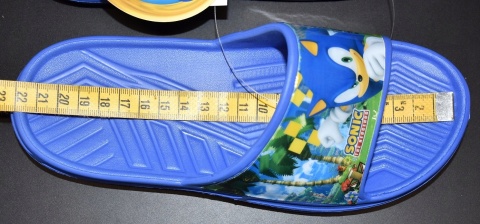 Klapki buty dziecięce Sonic basenowe plażowe ogrodowe dla chłopca 33/34