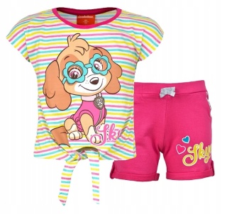 Komplet dziecięcy letni spodenki koszulka PSI PATROL t-shirt piżama 122