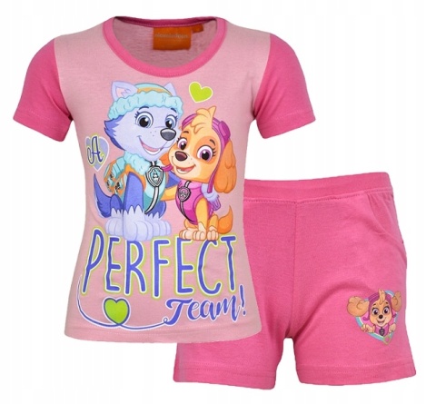 Komplet dziecięcy letni spodenki koszulka PSI PATROL t-shirt piżama 122