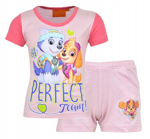 Komplet dziecięcy letni spodenki koszulka PSI PATROL t-shirt piżama 128