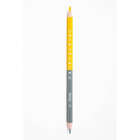 Kredki ołówkowe dwustronne trójkątne 24 kolory MICKEY MIKI