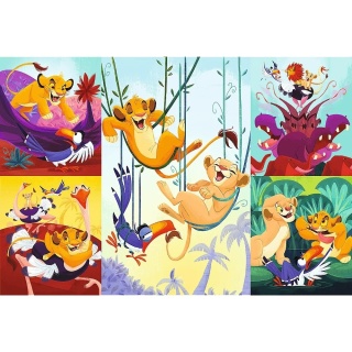 Dzielny Król Lew Simba Puzzle TREFL 100 el16478