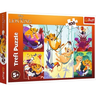 Dzielny Król Lew Simba Puzzle TREFL 100 el16478