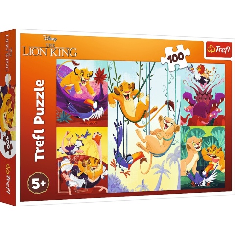 Dzielny Król Lew Simba Puzzle TREFL 100 el16478