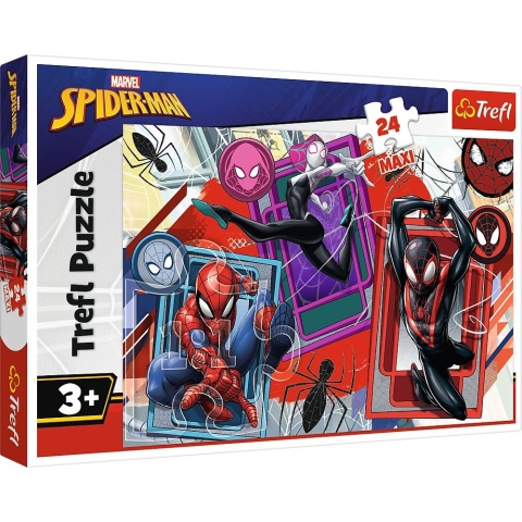 Pajęcze zmysły Spiderman Puzzle Maxi 24EL TREFL 14355