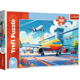 Król przestworzy samoloty lotnisko Puzzle TREFL 100 EL 16491