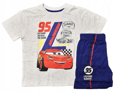 Piżama dziecięca AUTA ZYGZAK MCQUEEN piżamka chłopięca bawełniana 116