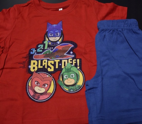 Piżama dziecięca PIDŻAMERSI piżamka chłopięca letnia bawełniana 98