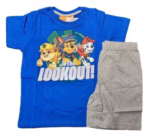 Piżama dziecięca PSI PATROL piżamka chłopięca letnia bawełniana 122