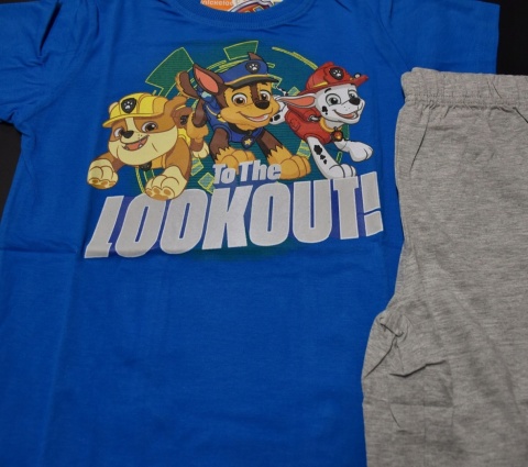 Piżama dziecięca PSI PATROL piżamka chłopięca letnia bawełniana 122