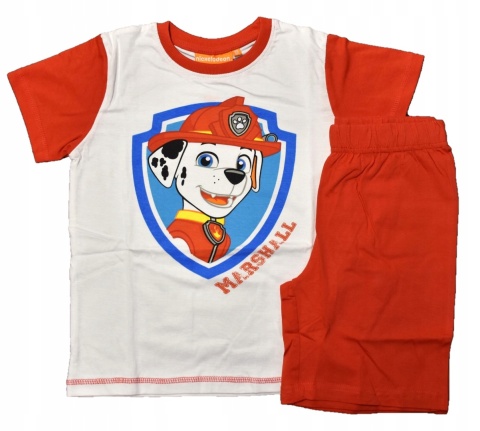 Piżama dziecięca PSI PATROL piżamka chłopięca letnia bawełniana 128