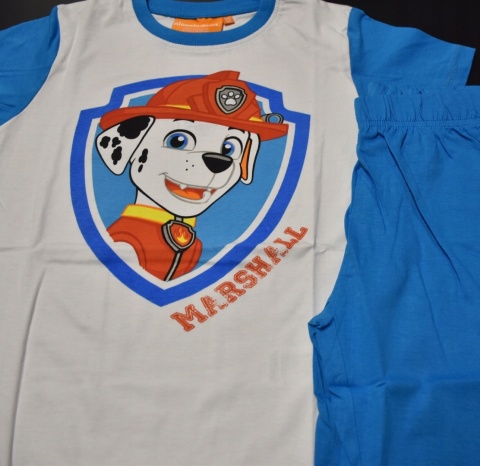 Piżama dziecięca PSI PATROL piżamka chłopięca letnia bawełniana 128