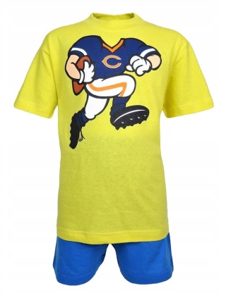 Piżama dziecięca letnia chłopięca FUTBOL bawełniana młodzieżowa 122/128