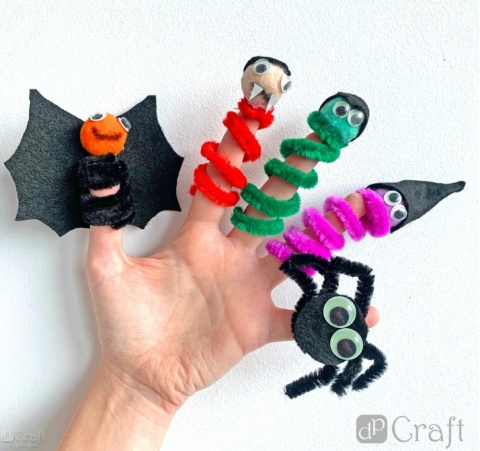 Pompony pluszowe MIX juicy wielokolorowe 1,5 + 2 + 2,4 cm 60 szt., Dp Craft