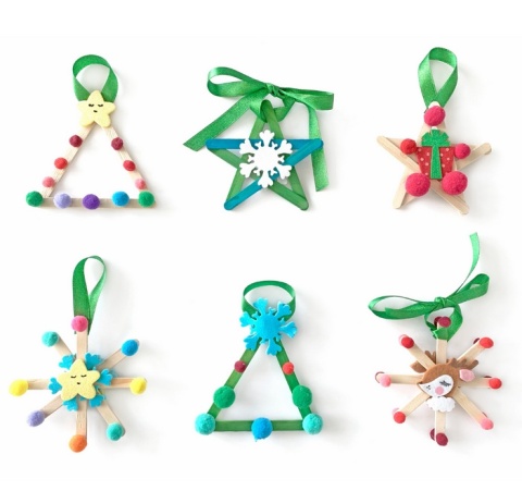 Pompony pluszowe MIX juicy wielokolorowe 1,5 + 2 + 2,4 cm 60 szt., Dp Craft