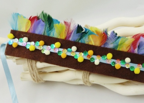 Pompony poliestrowe 1cm mix czerwony, róż 120 szt., Dp Craft