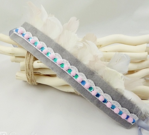 Pompony poliestrowe 1cm mix fioletowy 120 szt., Dp Craft