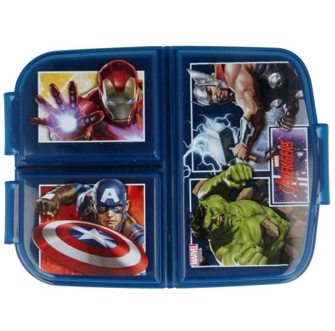 ŚNIADANIÓWKA z przegródkami trzykomorowa lunch box AVENGERS HULK