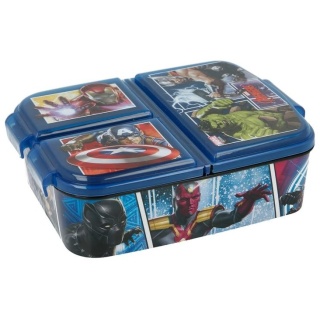 ŚNIADANIÓWKA z przegródkami trzykomorowa lunch box AVENGERS HULK