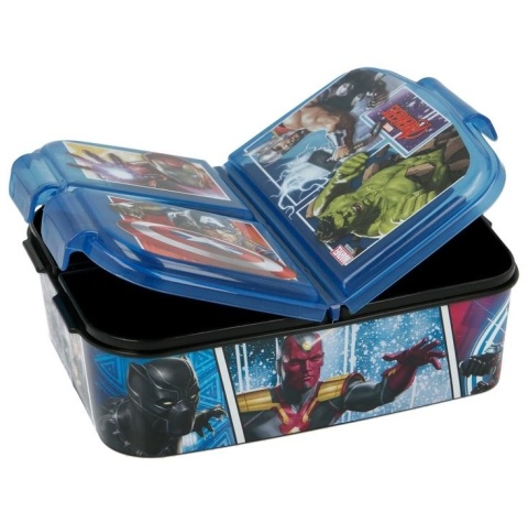 ŚNIADANIÓWKA z przegródkami trzykomorowa lunch box AVENGERS HULK