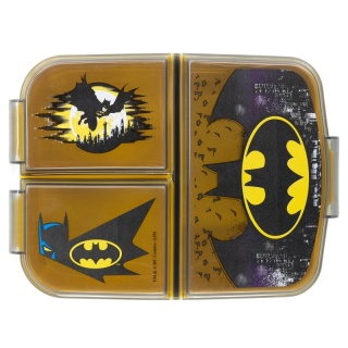 ŚNIADANIÓWKA z przegródkami trzykomorowa lunch box BATMAN