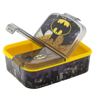 ŚNIADANIÓWKA z przegródkami trzykomorowa lunch box BATMAN