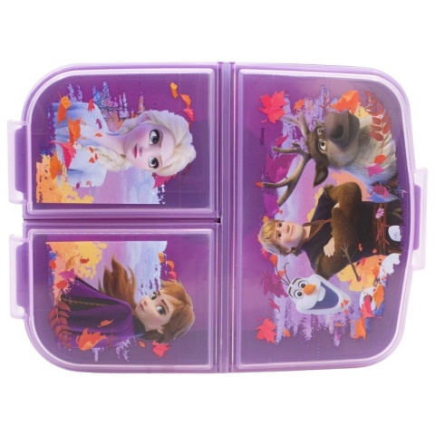 ŚNIADANIÓWKA z przegródkami trzykomorowa lunch box FROZEN II