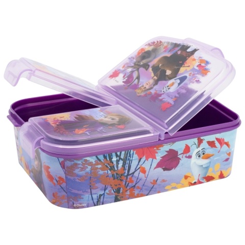 ŚNIADANIÓWKA z przegródkami trzykomorowa lunch box FROZEN II