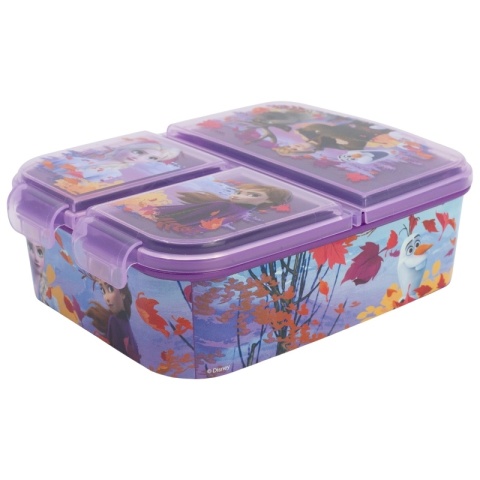 ŚNIADANIÓWKA z przegródkami trzykomorowa lunch box FROZEN II