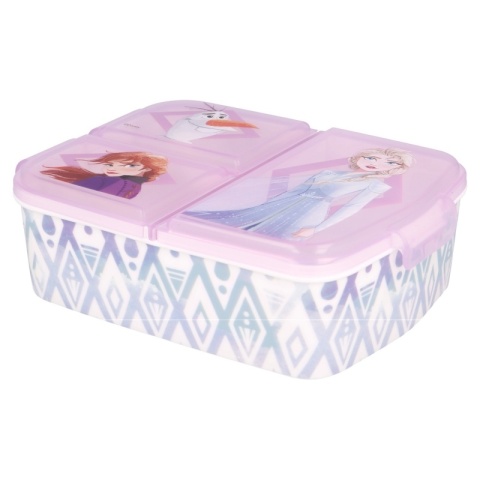 ŚNIADANIÓWKA z przegródkami trzykomorowa lunch box FROZEN II