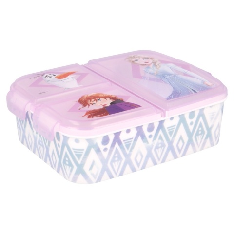 ŚNIADANIÓWKA z przegródkami trzykomorowa lunch box FROZEN II