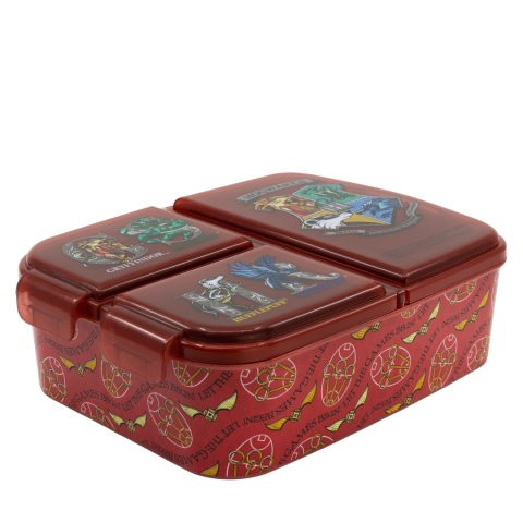 ŚNIADANIÓWKA trzykomorowa z przegródkami lunch box HARRY POTTER