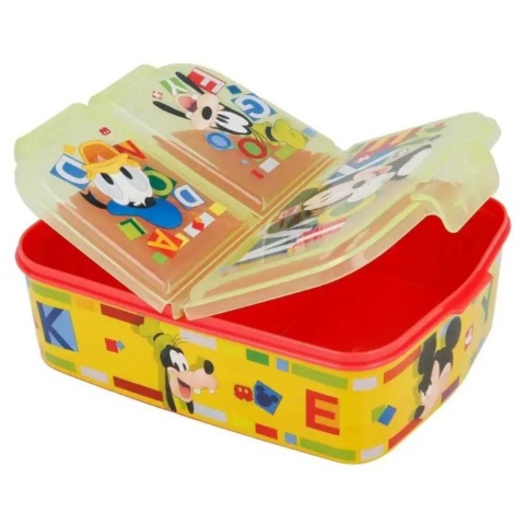ŚNIADANIÓWKA trzykomorowa lunch box MYSZKA MICKEY
