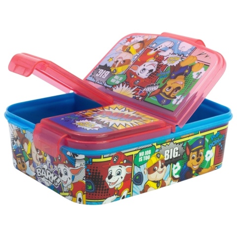 ŚNIADANIÓWKA z przegródkami trzykomorowa lunch box PSI PATROL