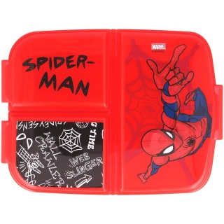ŚNIADANIÓWKA z przegródkami trzykomorowa lunch box SPIDERMAN