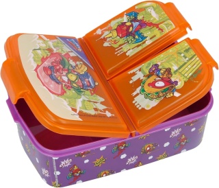 ŚNIADANIÓWKA z przegródkami trzykomorowa lunch box SUPER ZINGS