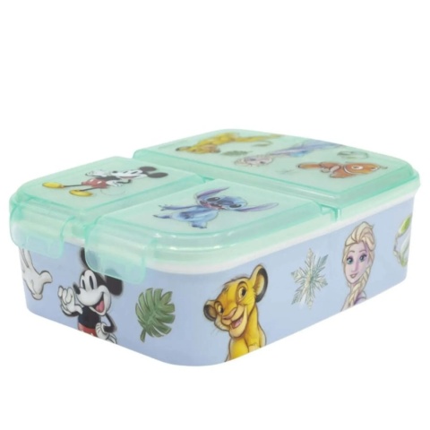 ŚNIADANIÓWKA trzykomorowa z przegródkami lunchbox 100 LAT DISNEY