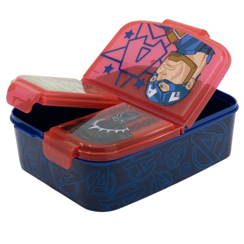 ŚNIADANIÓWKA z przegródkami trzykomorowa lunchbox AVENGERS HULK