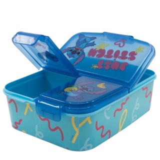 ŚNIADANIÓWKA z przegródkami trzykomorowa lunchbox Lilo i Stitch