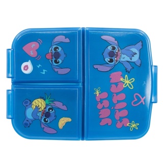 ŚNIADANIÓWKA z przegródkami trzykomorowa lunchbox Lilo i Stitch