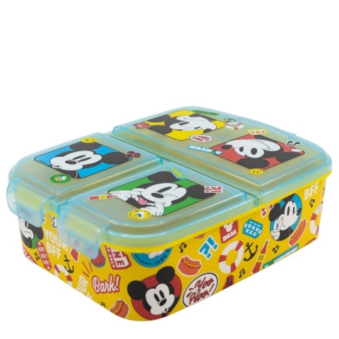 ŚNIADANIÓWKA trzykomorowa lunchbox MYSZKA MIKI MICKEY