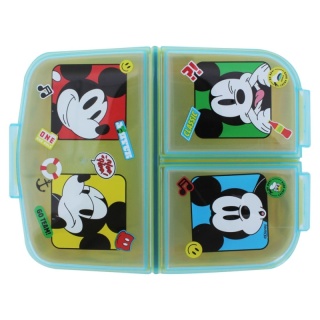 ŚNIADANIÓWKA trzykomorowa lunchbox MYSZKA MIKI MICKEY