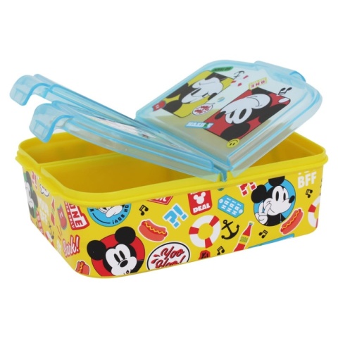 ŚNIADANIÓWKA trzykomorowa lunchbox MYSZKA MIKI MICKEY